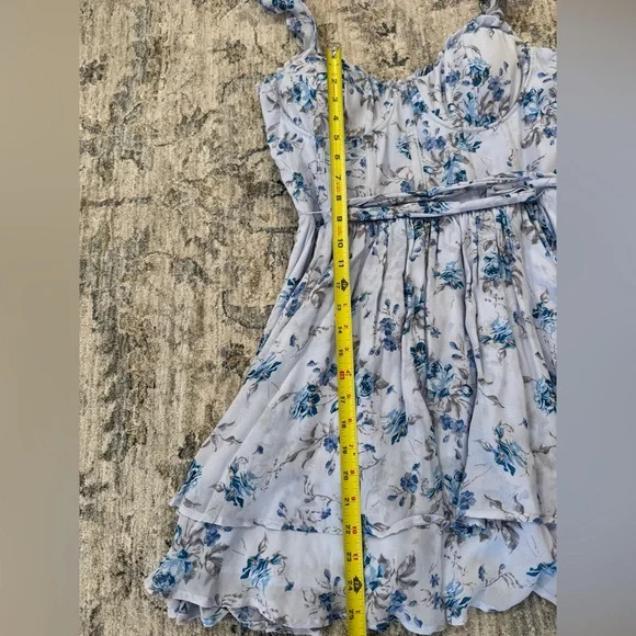 Altar'd State Light Blue Floral Dress - Picture 7 of 9
